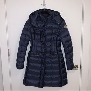 Moncler Hermine Coat - Navy - size 0
